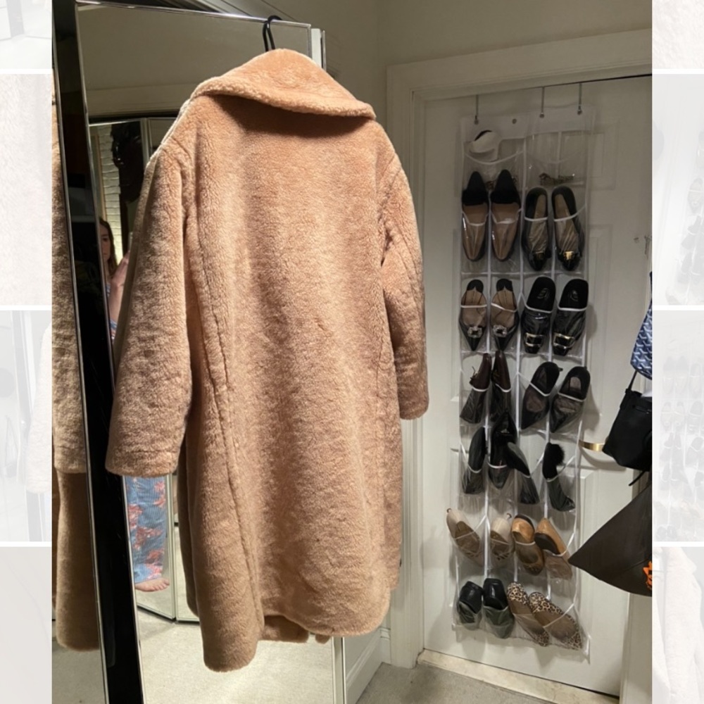 Babaton wool teddy coat - Picture 3 of 16